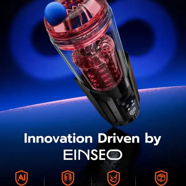 AI Sync penis pump with 7 sucking & licking modes waterproof design